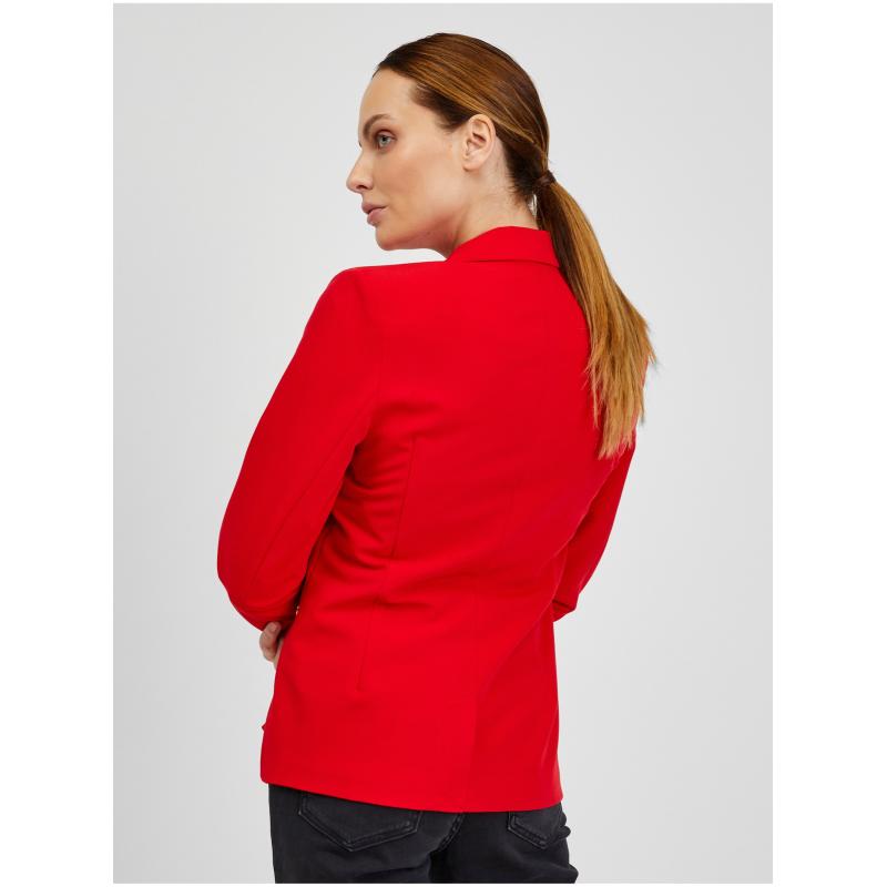 Červené dámské sako