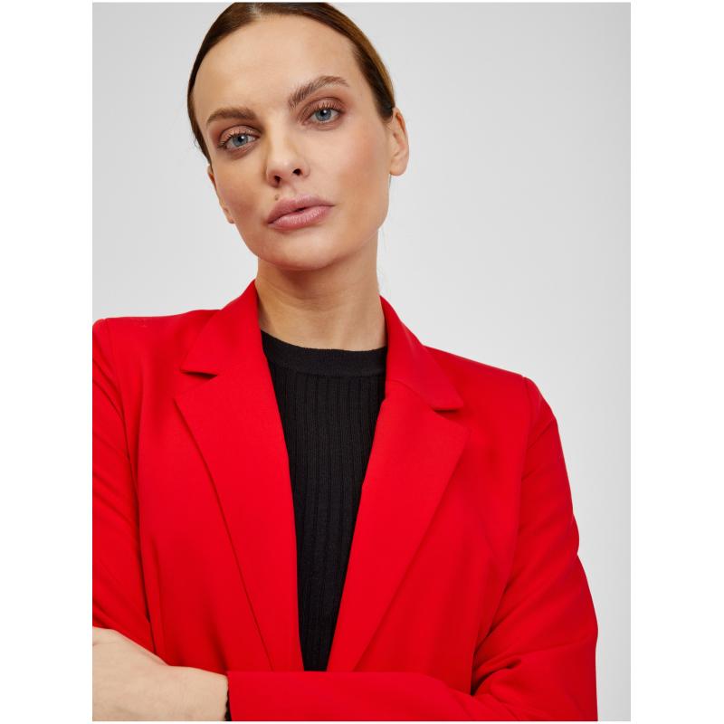 Červené dámské sako