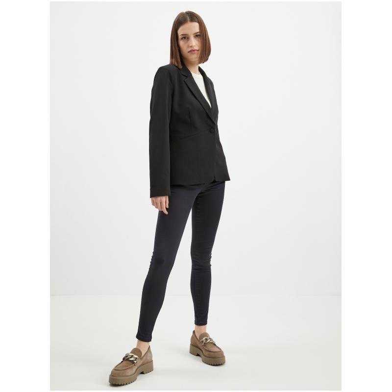 Čierne dámske sako
