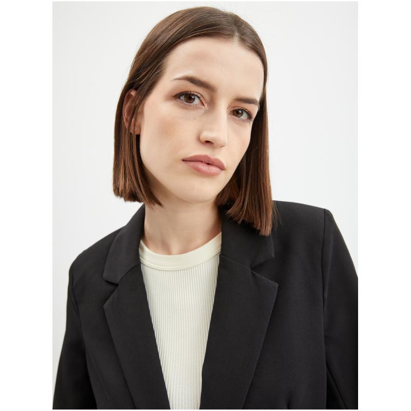 Čierne dámske sako