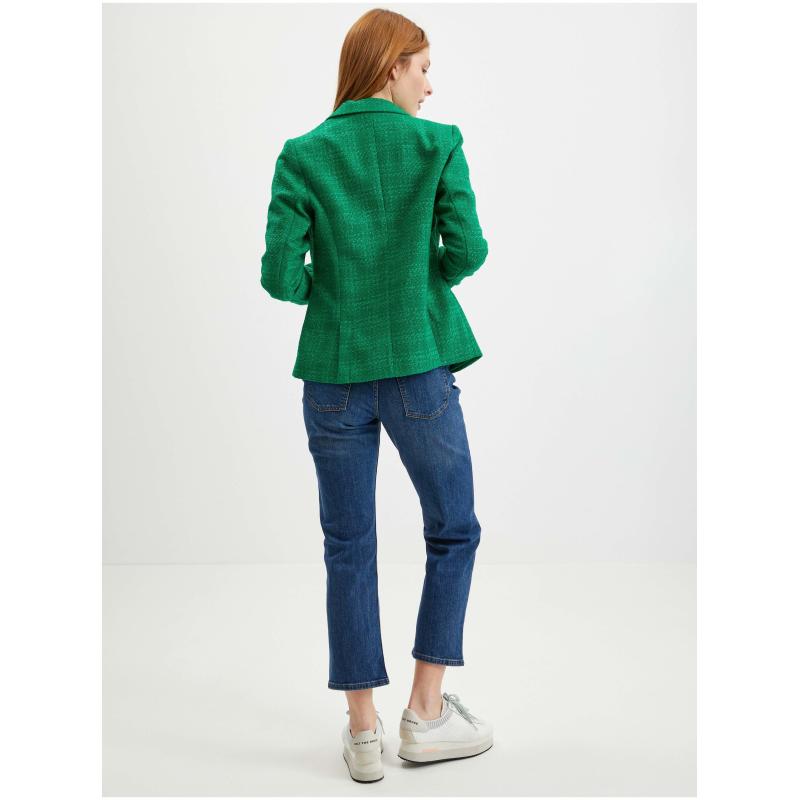 Zelené dámské sako