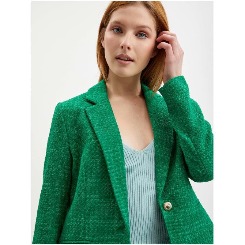 Zelené dámské sako