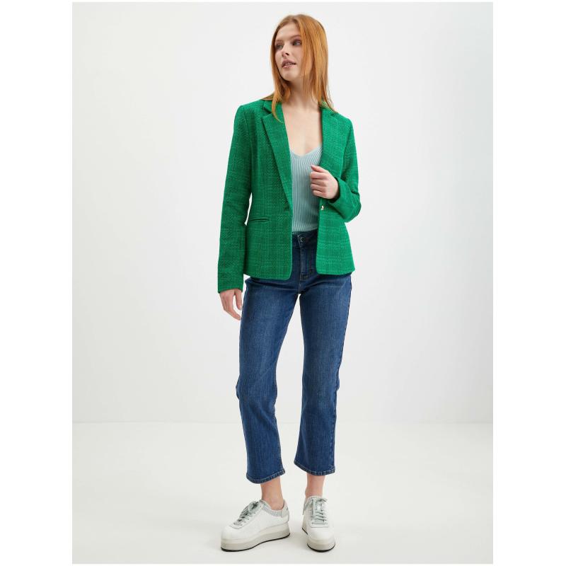 Zelené dámské sako