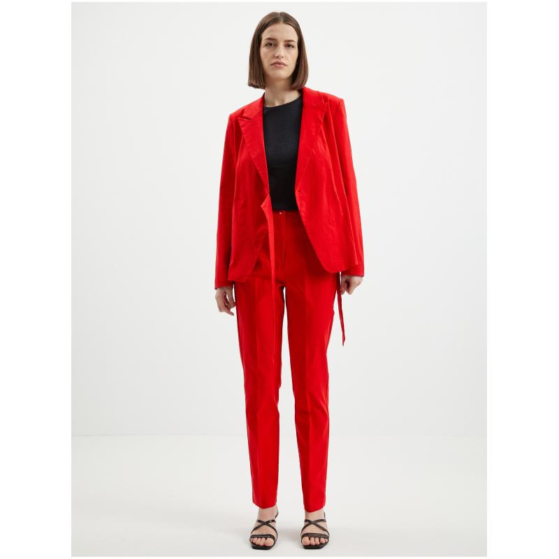 Červené dámské sako
