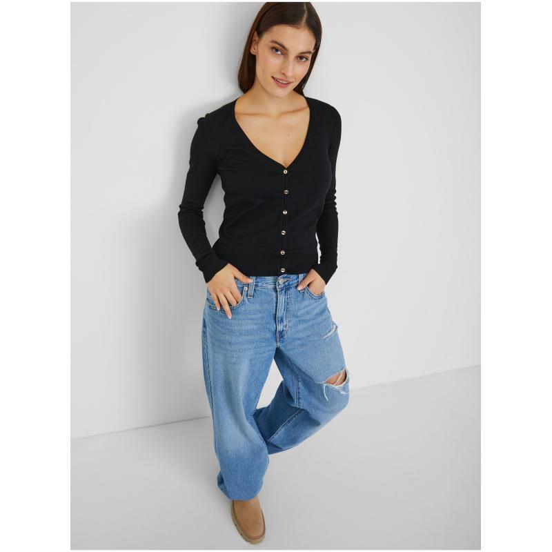 Černý dámský kardigan