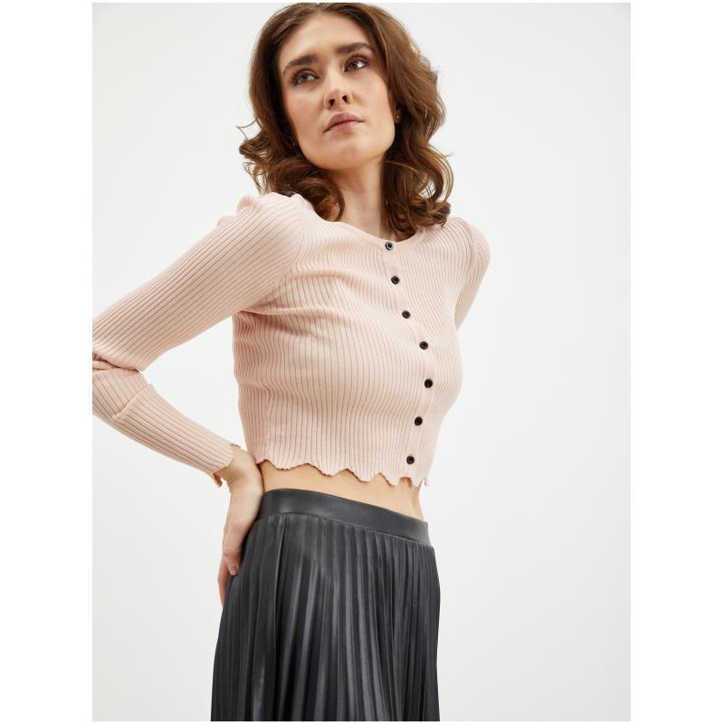 Černá dámská koženková plisovaná sukně