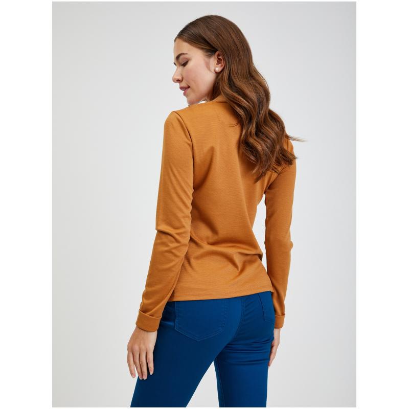 Hnědé dámské tričko