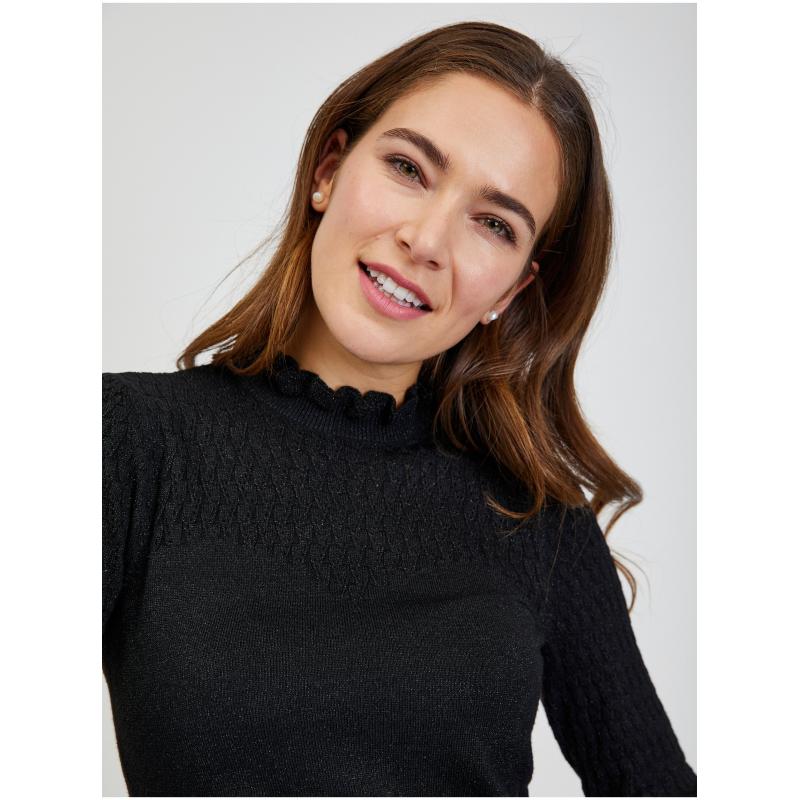 Černý dámský svetr