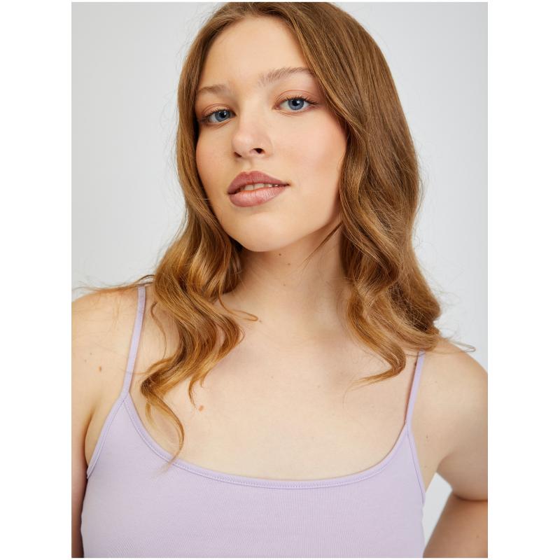 Světle fialové dámské tílko