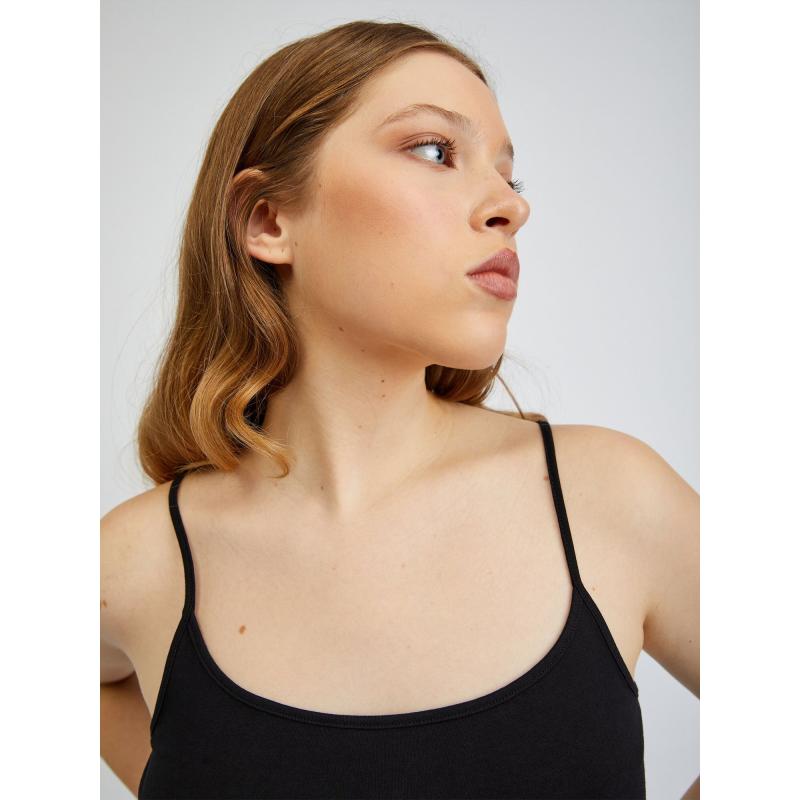 Čierne dámske tielko