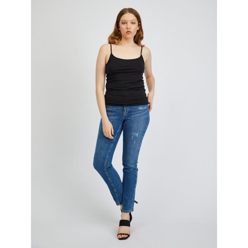 Čierne dámske tielko