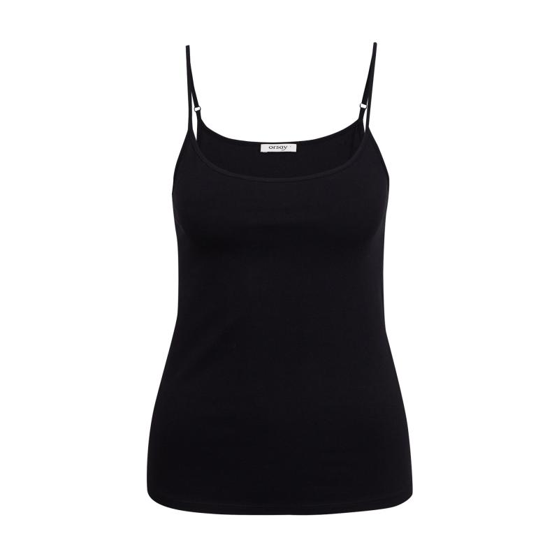 Čierne dámske tielko