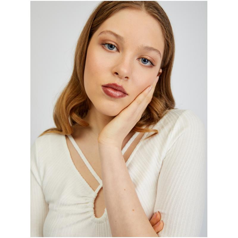 Bílé dámské tričko