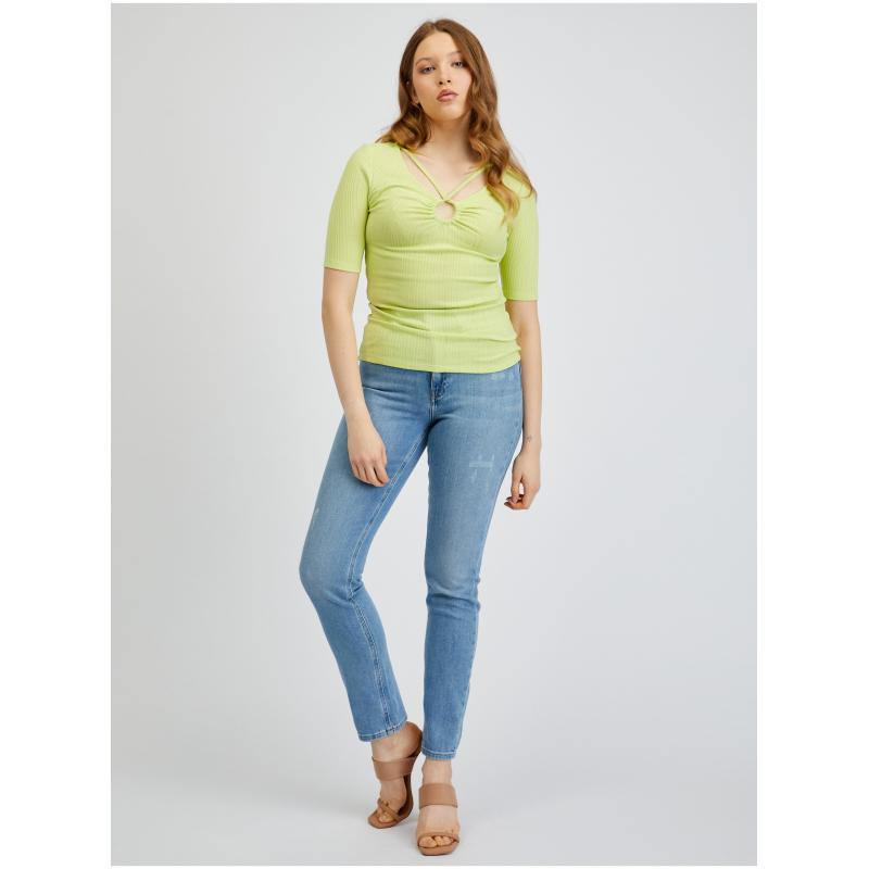 Světle zelené dámské tričko