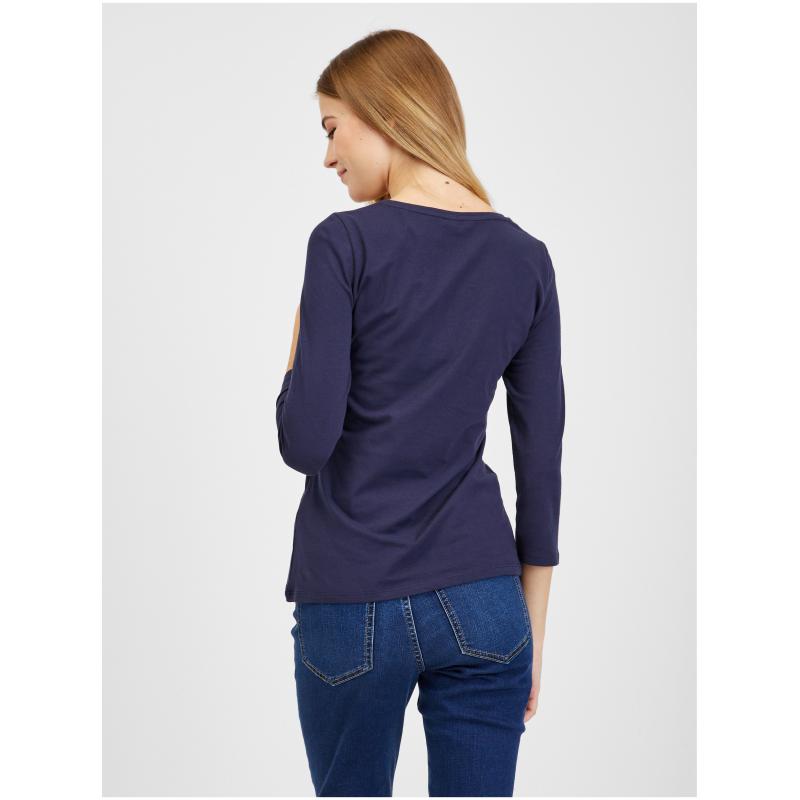 Tmavě modré dámské tričko