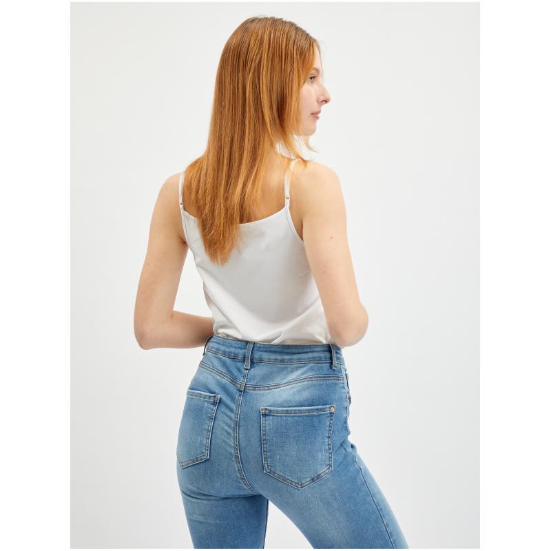 Svetlomodré dámske džínsy skinny fit