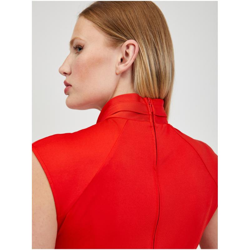 Červený dámský overal