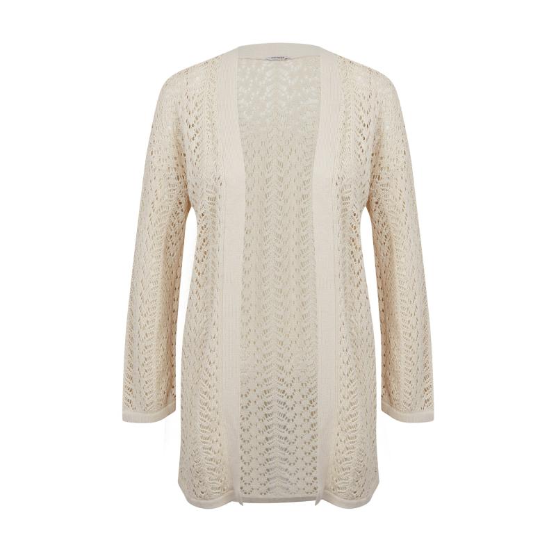 Bílý dámský kardigan