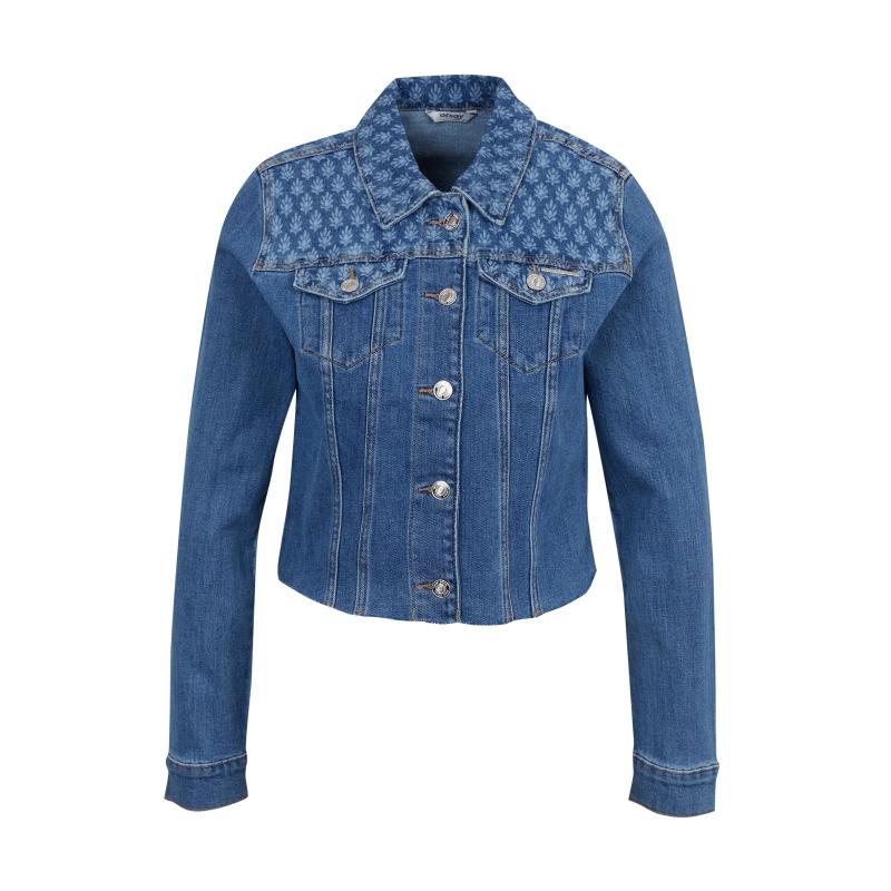 Kék női farmerdzseki