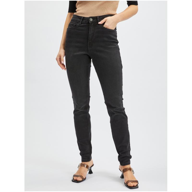 Černé dámské skinny fit džíny