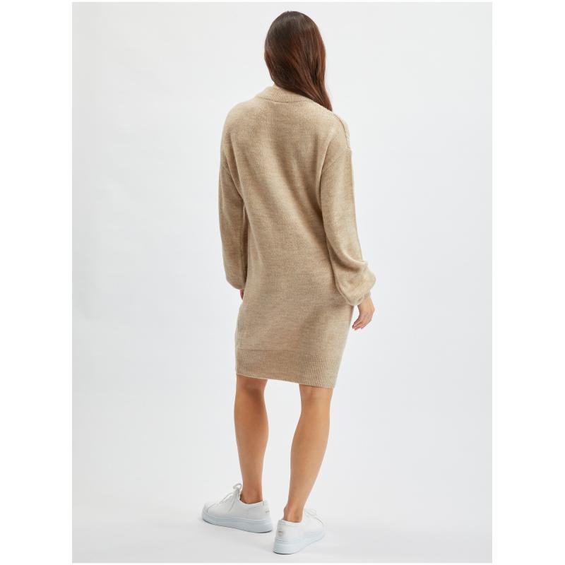 Bézs női kardigán ruha