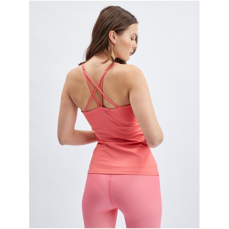 Korálové dámské sportovní tílko