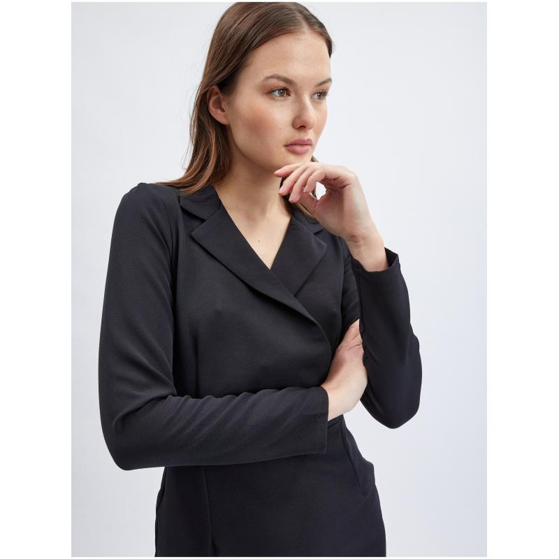 Černé dámské pouzdrové šaty