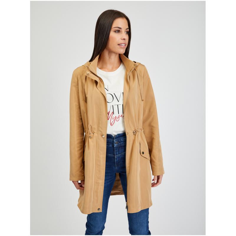 Světle hnědá dámská parka