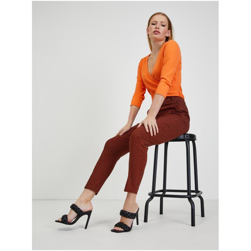 Oranžové dámské tričko