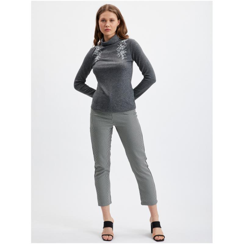 Šedý dámsky rolák