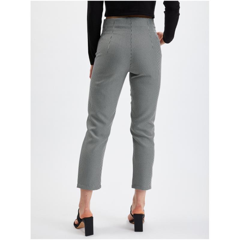 Fekete női mintás nadrágok