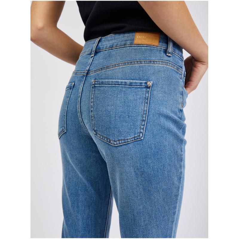 Svetlomodré dámske slim fit džínsy