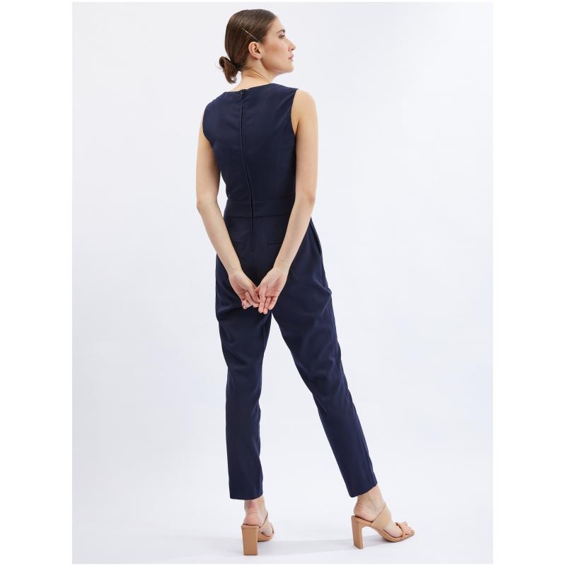 Sötétkék női kezeslábas