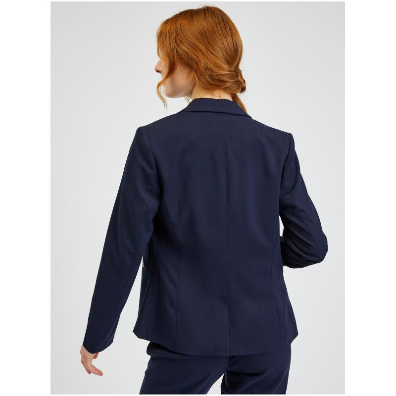 Tmavomodré dámske sako