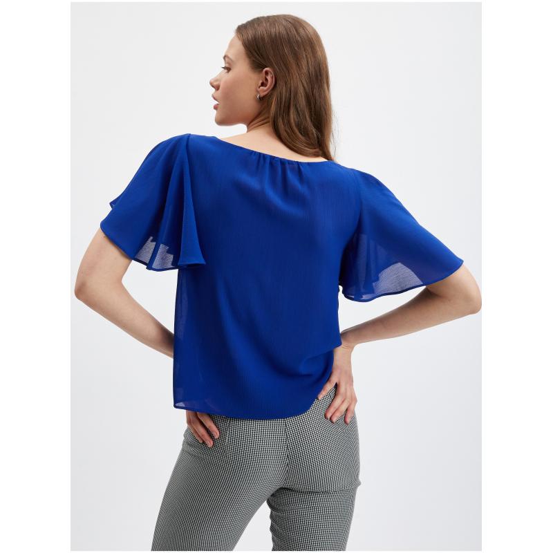 Modrá dámská halenka