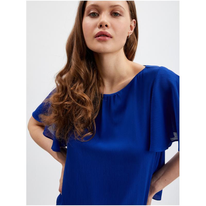 Modrá dámská halenka