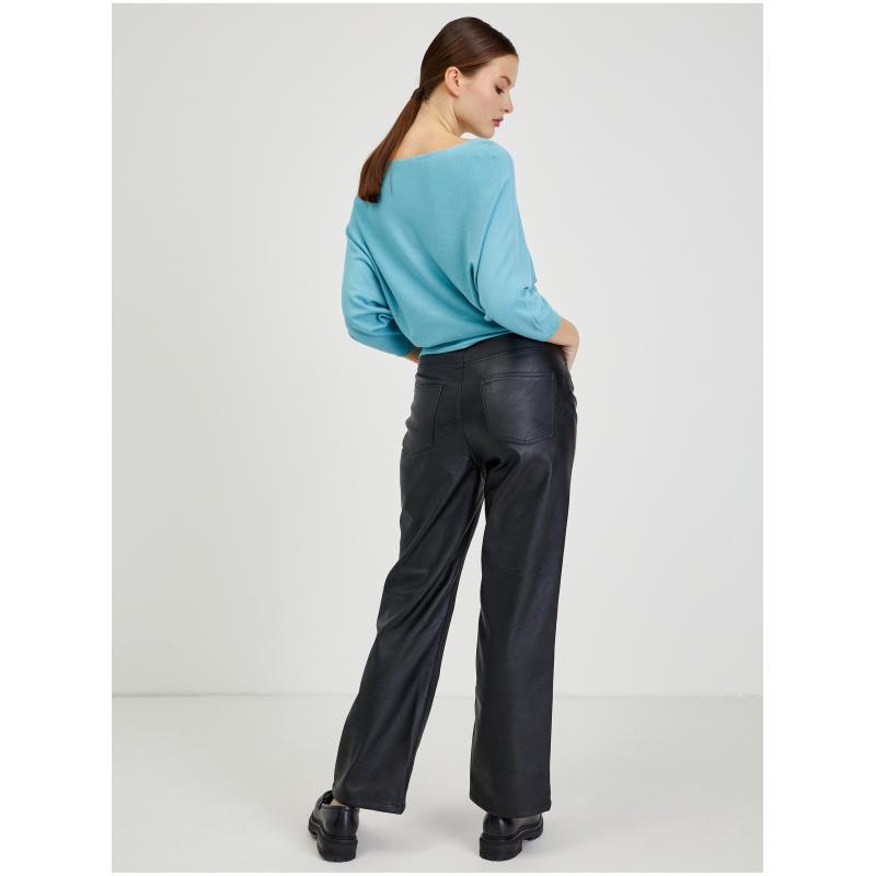 Světle modrý dámský svetr