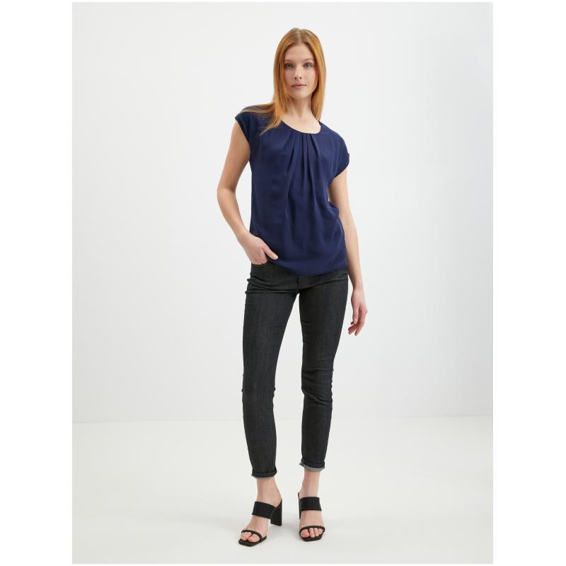 Tmavomodrá blúzka ORSAY XS