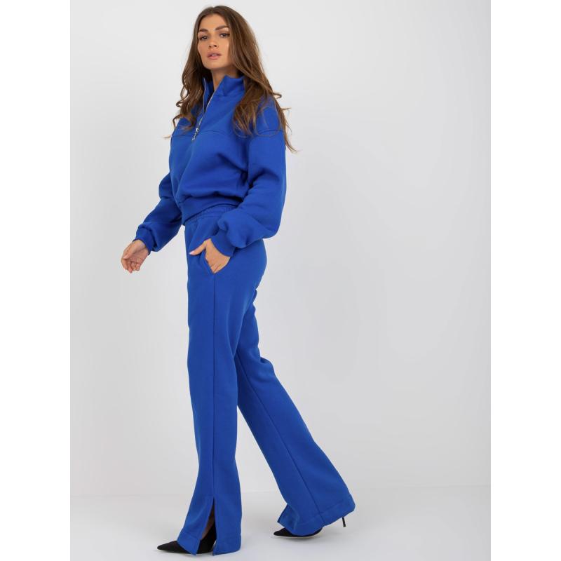 Dámská souprava s kapucí na zip SLAVA kobaltově modrá 