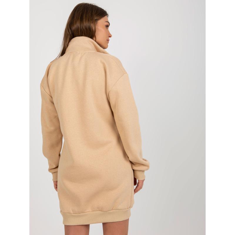 Dámské šaty s oversize střihem BOHA béžové