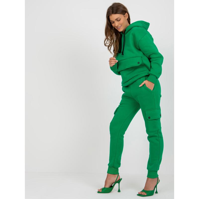 Női melegítőnadrág oversize pulóverrel OLGA zöld