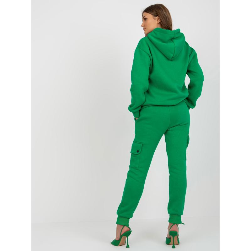 Női melegítőnadrág oversize pulóverrel OLGA zöld
