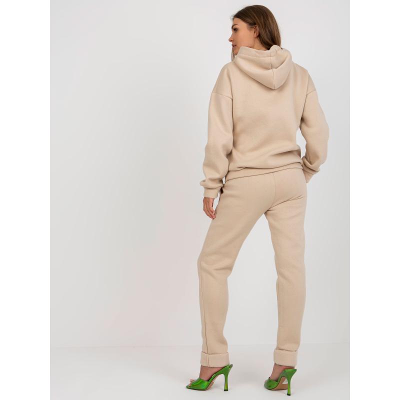 Dámská mikinová souprava s kapucí JIRA béžová 