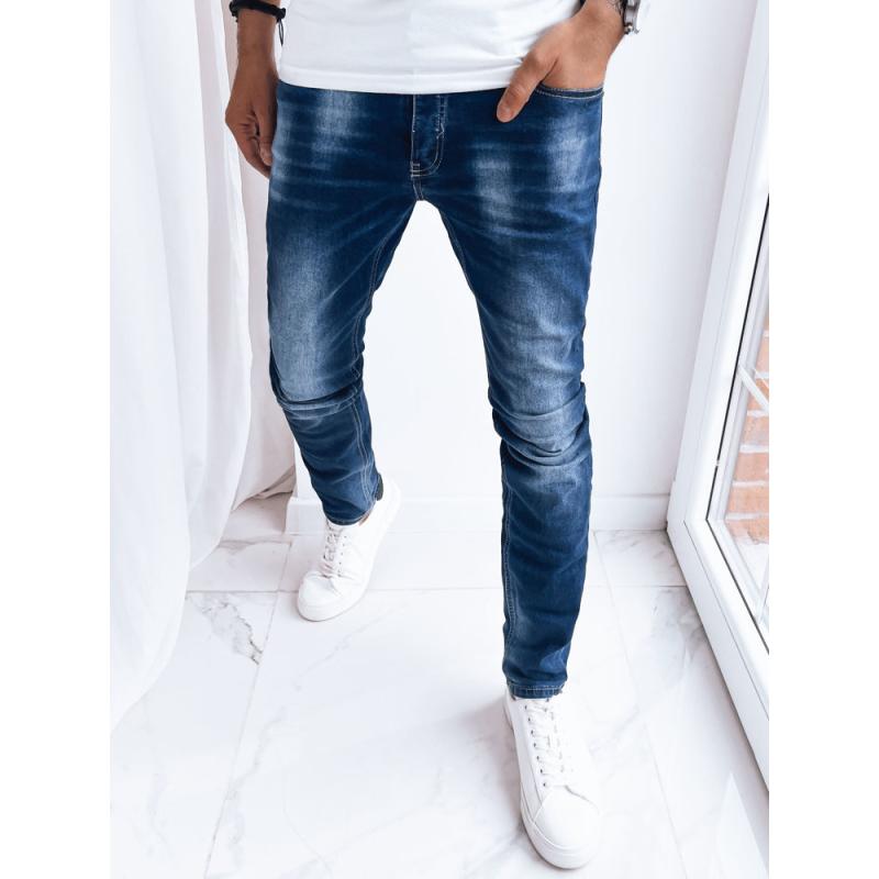 Pánske džínsové nohavice O12 modré