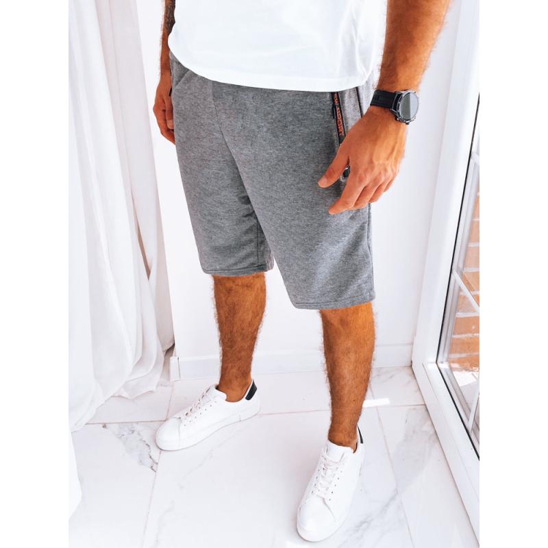 Pánské teplákové šortky Q23 tmavě šedé