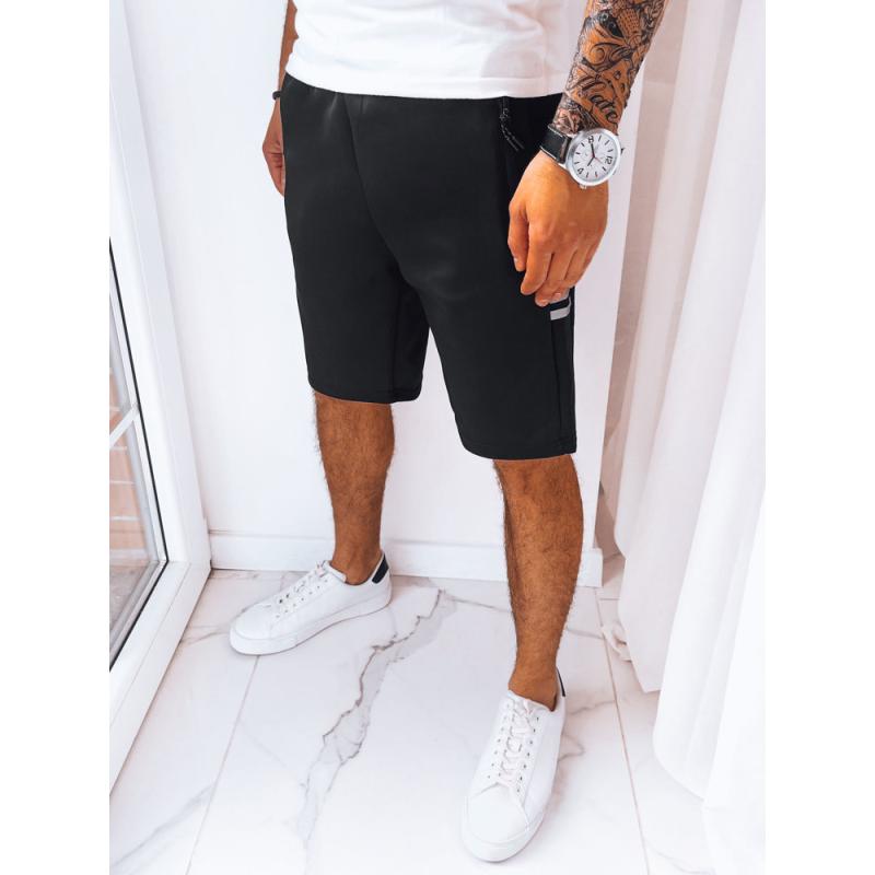 Pánské teplákové šortky BASE černé