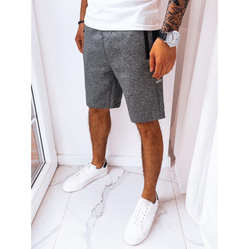 Pánské teplákové šortky KITA tmavě šedé