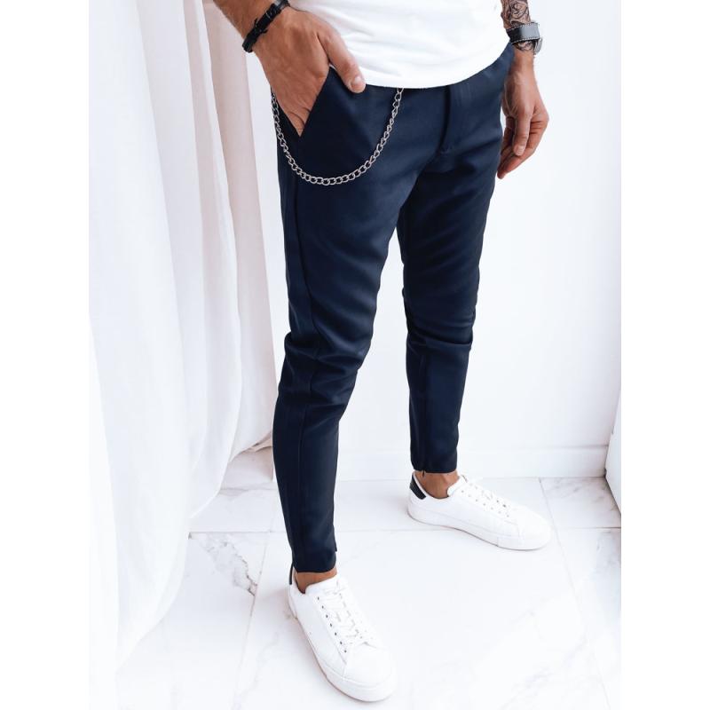 Pánské kalhoty volnočasové LEVAI tmavě modré