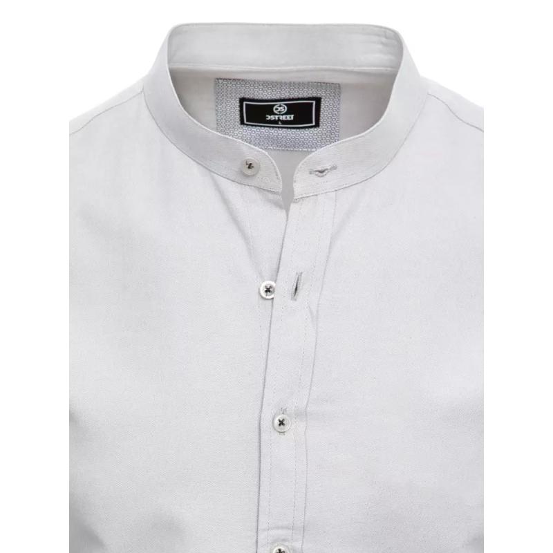 Férfi rövid ujjú ing K053 világosszürke