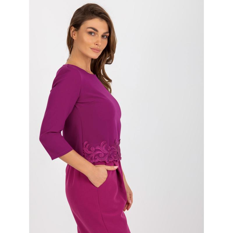 Dámská halenka s 3/4 rukávy IMMA fialová
